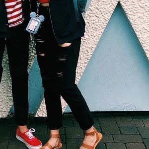 Hollister Black mom jeans